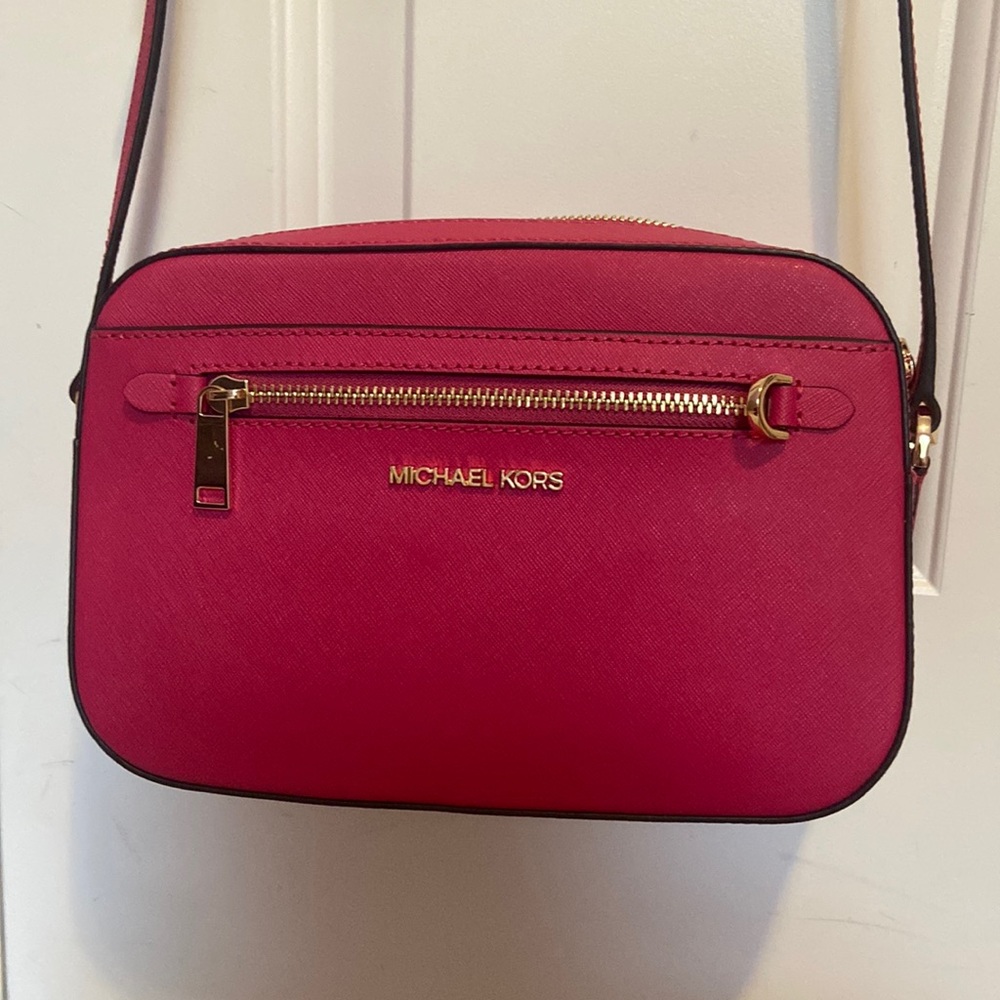 Cherry pink Michael Kors purse